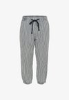 KAFFE - Pantalon classique - midnight white stripe