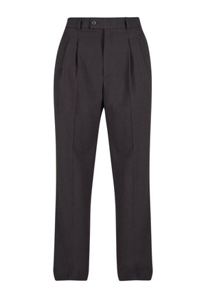 Urban Classics DOUBLE PLEATED PANTS - Trousers - black