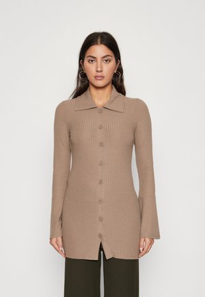 ONLY ONLNELLA BUTTON CARDIGAN - Kardigán - walnut