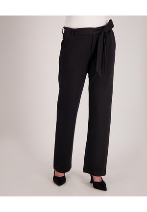 STRAIGHT FIT - Broek - zwart