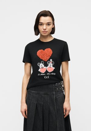ONLMICKEY VALENTINE - Μπλουζάκι με στάμπα - black
