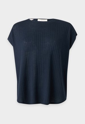 Selected, SLFNAJA O NECK - T-shirts basic - dark sapphire