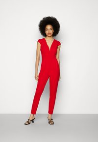 WAL G. SHORT SLEEVE JUMPSUIT - Macacão - red