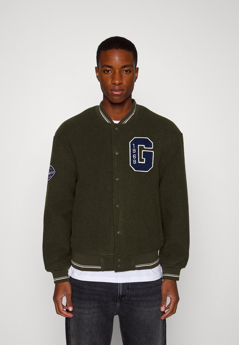 GAP VARSITY Bomber Jacket dark olive/olive Zalando.co.uk