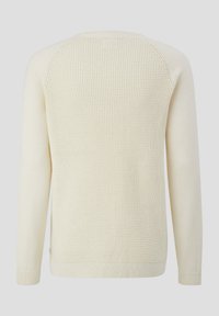 QS MIT RAGLANÄRMELN - Strickpullover - wollweiß