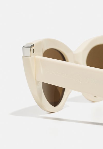 Alexander McQueen Ochelari de soare - ivory/brown
