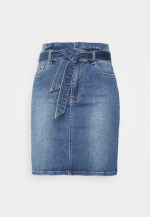 Pencil skirt - blue denim