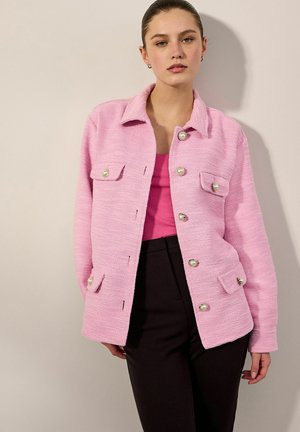 FIT - BUTTON UP - Letná bunda - pink