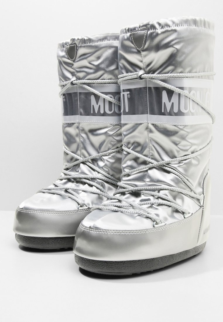 moon boot glance silver