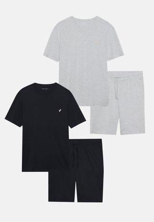 2 PACK SET - Yöasusetti - light grey/black