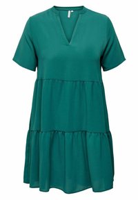 CURVY 2/4 ARM - Vestito casual - deep teal
