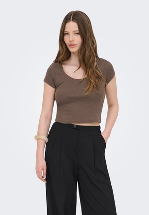 ONLY, T-SHIRT ONLMADISON T-SHIRT - T-shirt print - chocolate martini