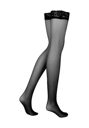 Hunkemöller Overkneestrümpfe - black