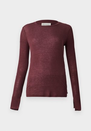LONGSLEEVE - Long sleeved top - dark raisin red