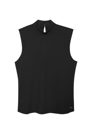 Calvin Klein, MOCK NECK TOP - Μπλούζα - black