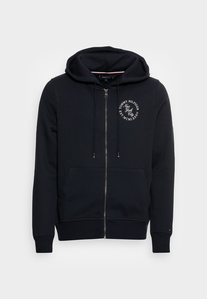 Tommy Hilfiger CIRCLE MIXED TYPE ZIP THRU HOODY Zipup sweatshirt