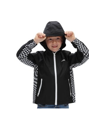 WARP CHECK WINDBREAKER KIDS - Giacca da mezza stagione - black