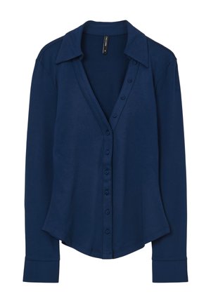 Calliope TINTA UNITA  - Camicia - bleu