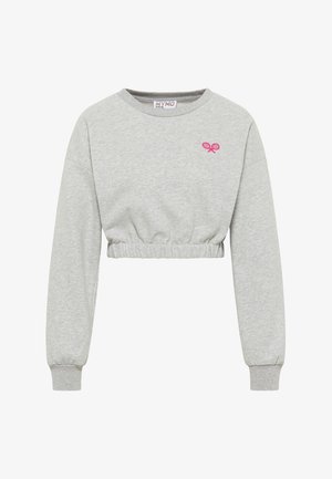myMo ATHLSR, Sweatshirt - hellgrau melange