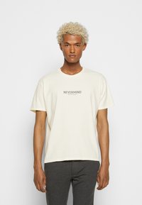 Kaotiko NEVERMIND UNISEX - T-shirt print - ivory