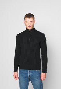 Schott PLECORAGE - Strickpullover - black