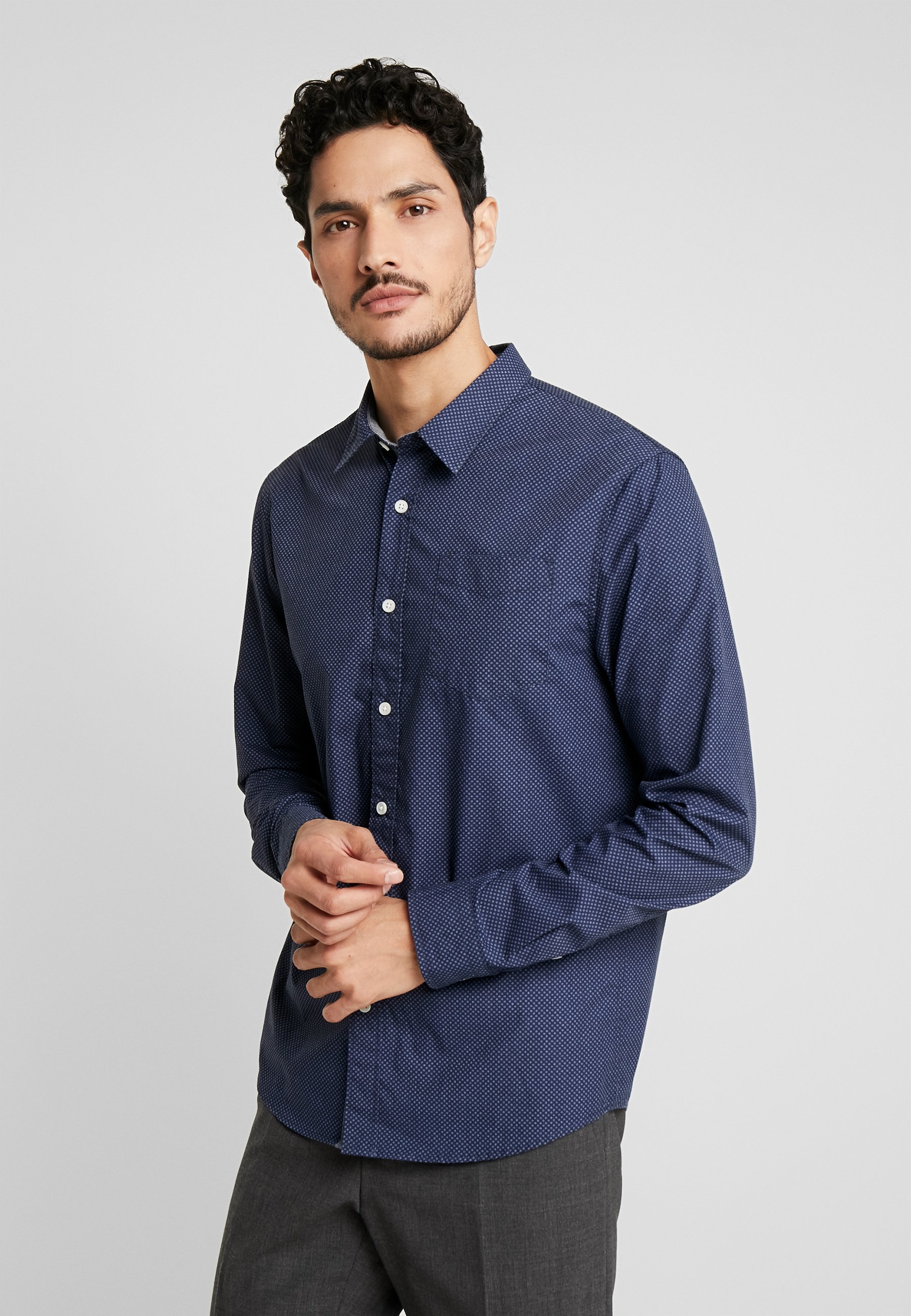 Pier One Skjorte dark blue Zalando.no Pier One Skjorte blue Zalando.no