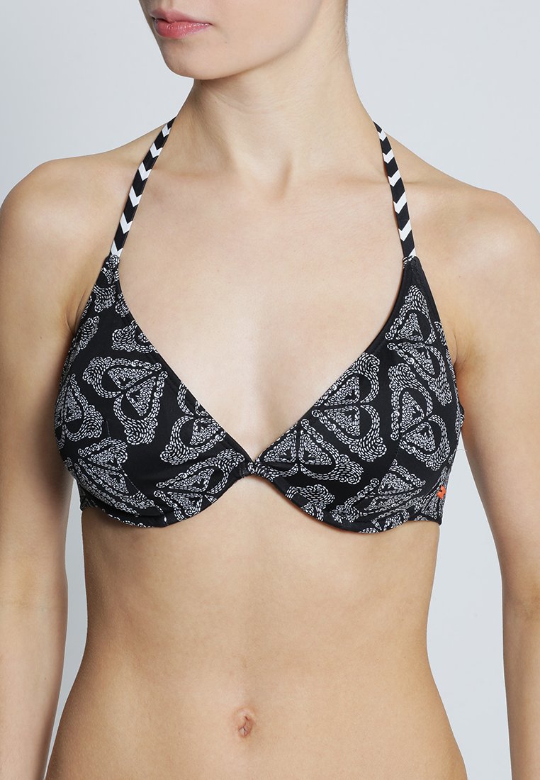 Roxy UNDERWIRE Bikini top true black/black Zalando.de