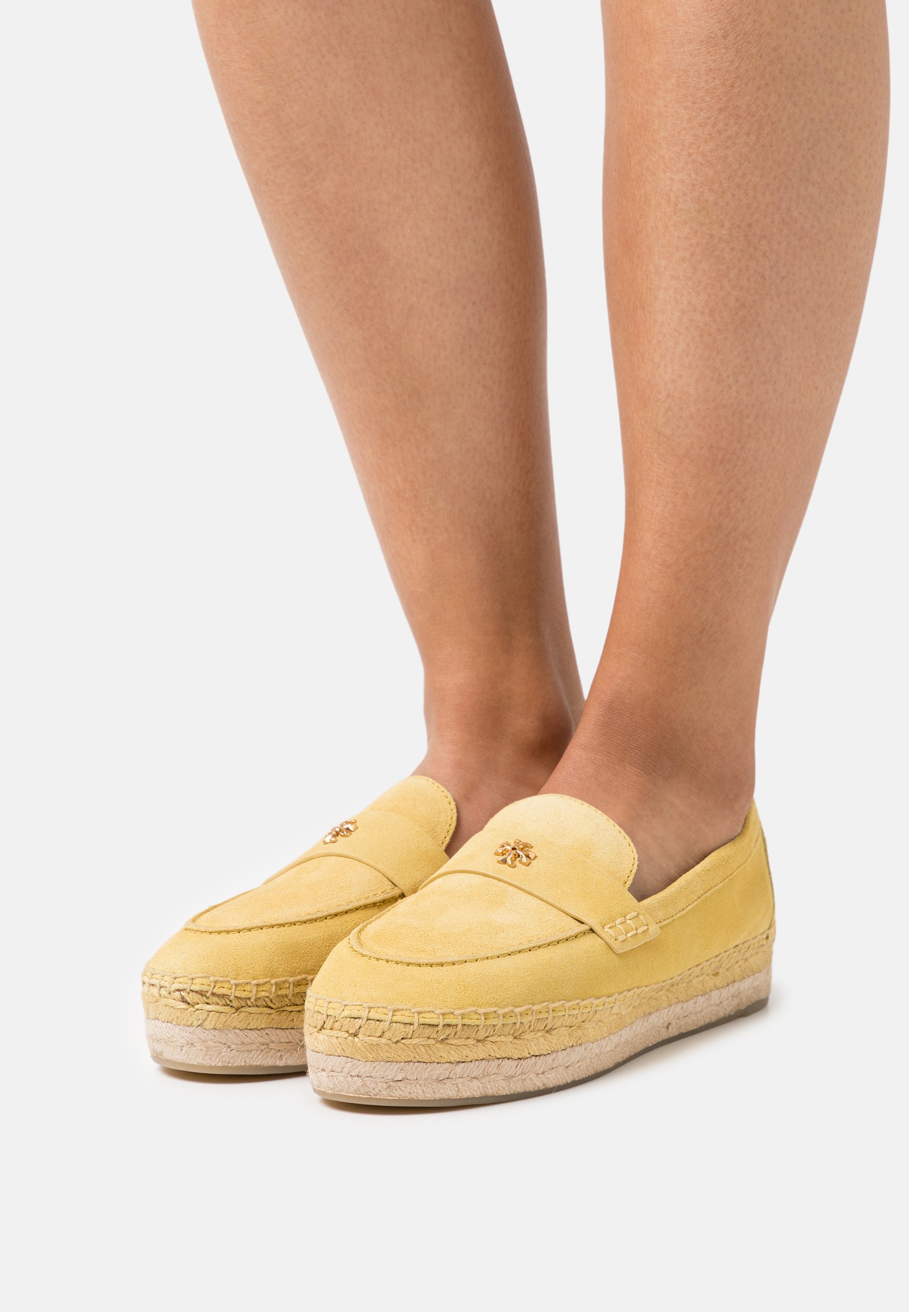 tory burch yellow espadrilles