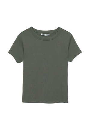 FITTED - T-shirt basic - khaki