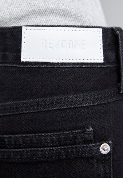 RE/DONE PAINTER JEAN - Traperice opuštenog kroja - crafted black