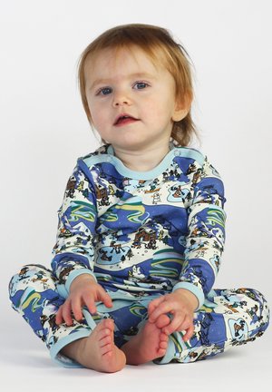 Småfolk LONG-SLEEVED WITH WINTER LANDSCAPE - Pizsamák - federal blue