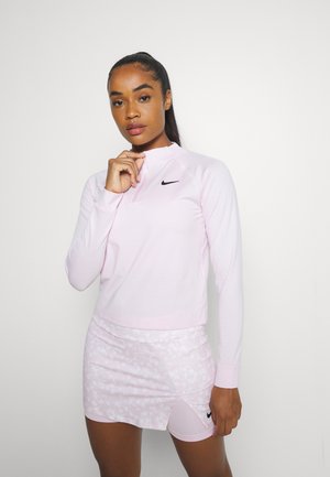 Topper langermet - regal pink/black
