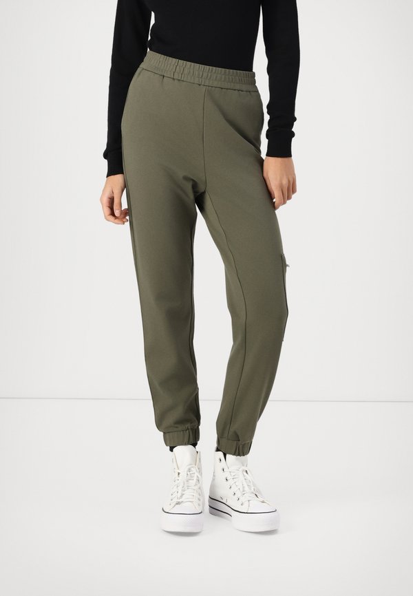 ONLPOPTRASH LIFE ZIP PANT - Trousers - kalamata