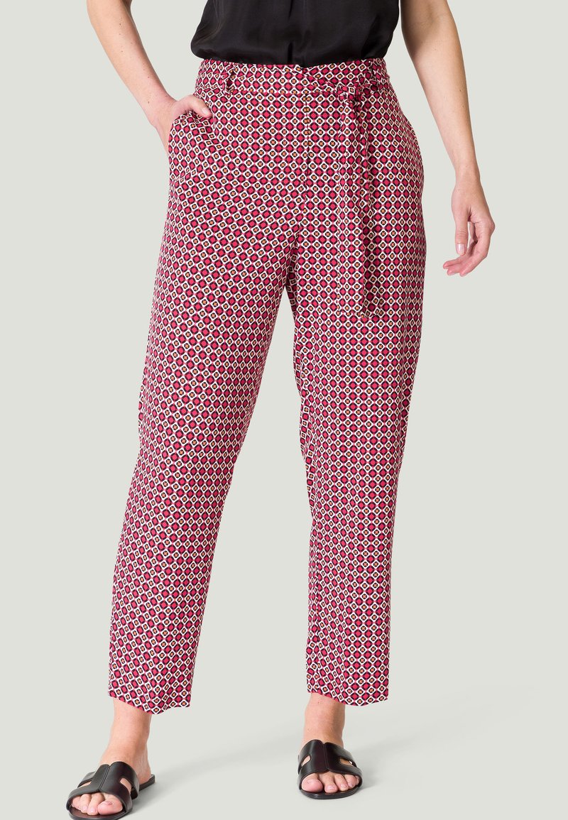 zero PAPERBAG MIT PRINT Bukser creamred/lyserød Zalando.dk