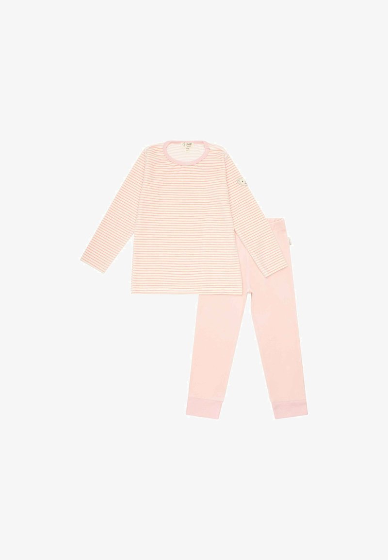 Steiff BÄR BÜNDCHEN LOGO GESTREIFT - Pyjama - rosa weiß