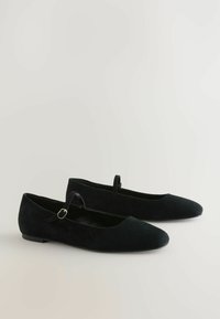 Bailarinas con hebilla - black suede