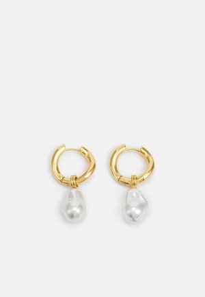 PEARL DROP HOOPS - Örhänge - gold-coloured