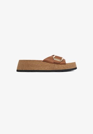 Lasocki, LASOCKI WOMEN'S FLIP-FLOPS BROWN - Mules - brown