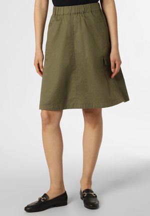 Falda acampanada - olive
