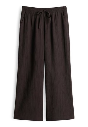 OPUS, WIDE LEG CRINKLE - Stoffhose - affogato