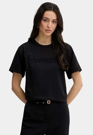TWINSET, T-SHIRT UOMO - T-shirt con stampa - nero