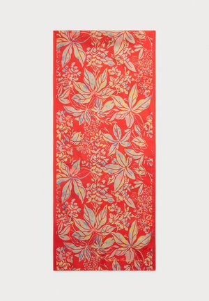 Lauren Ralph Lauren FLORAL SILK SCARF - Scarf - vail orange