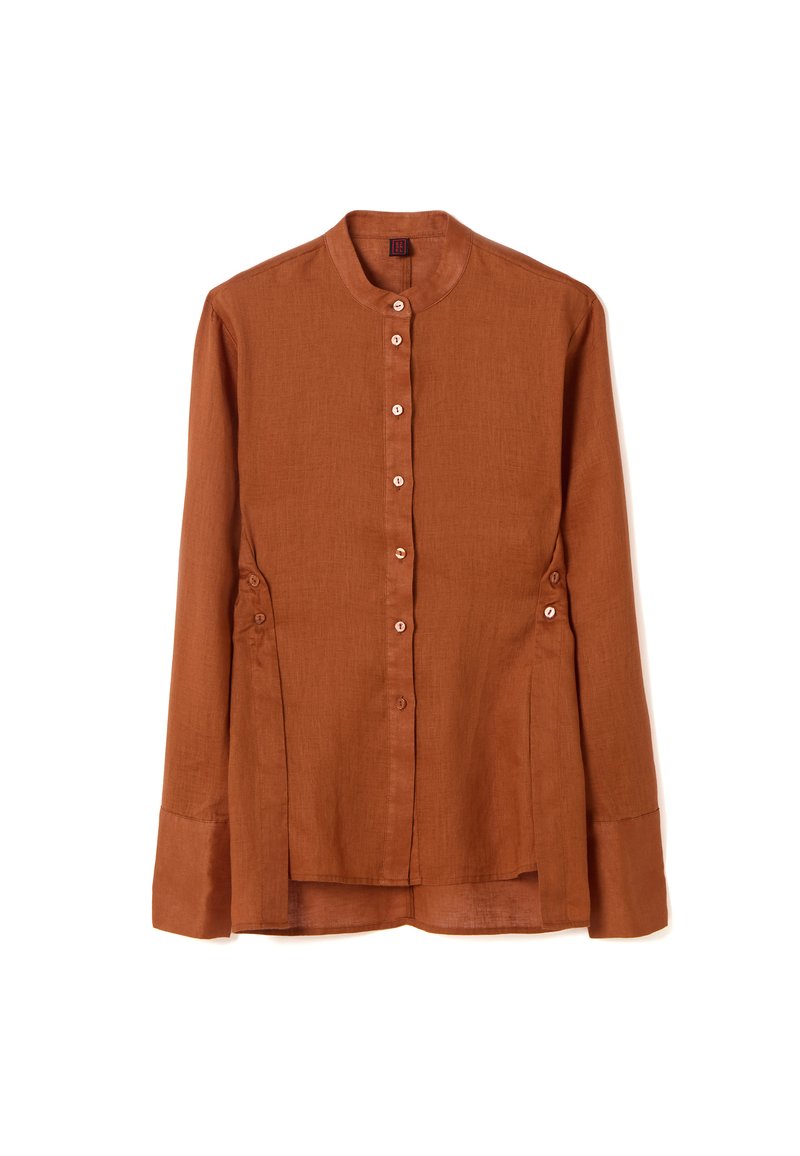 Stefanel Overhemdblouse oranje Stefanel Overhemdblouse oranje