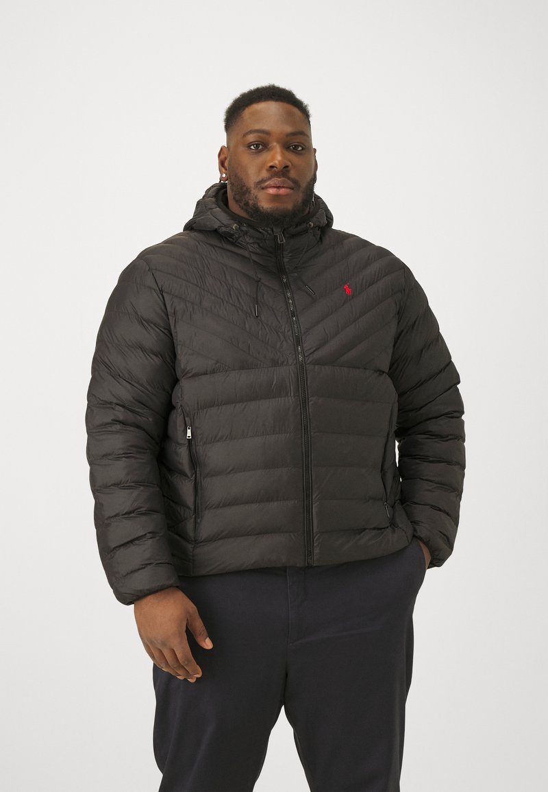 Polo Ralph Lauren Big & Tall - TERRA CHVRON INSULATED PLUS SIZE - Allvädersjacka - black, Förstora
