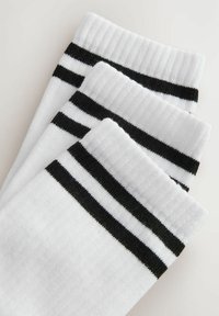 Next CUSHION 3 PACK WITH ARCH SUPPORT - Sokken - white black stripe
