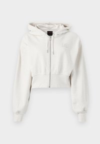 FT FZ MOD CROP - Sweater met rits - light grey