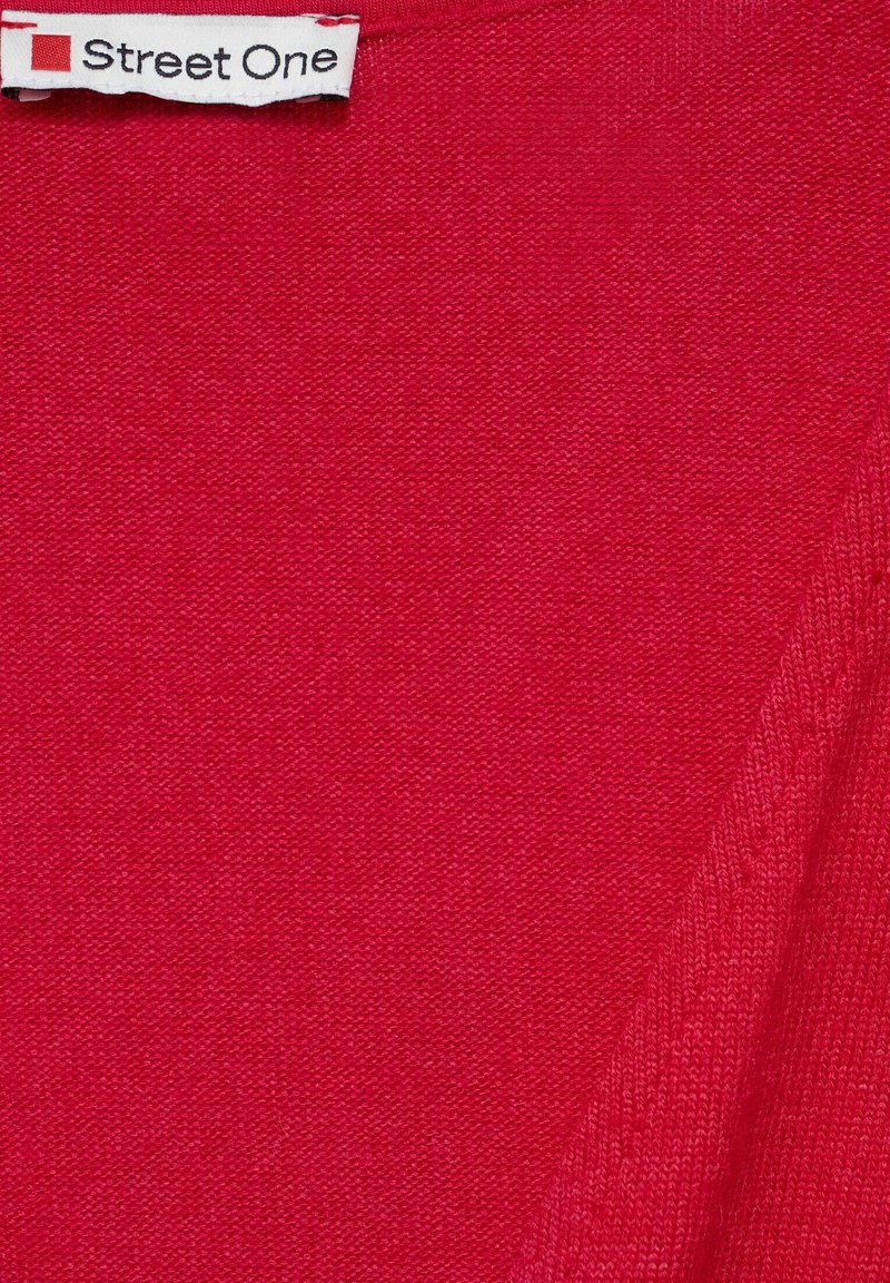 Damen Strickjacken | Street One Strickjacke rot/rot-meliert - KX54022 Damen Strickjacken | Street One Strickjacke rot/rot-meliert - KX54022