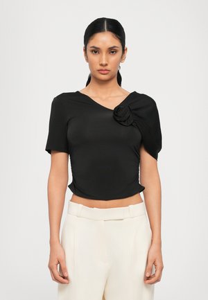 JANSJE - T-shirt print - black
