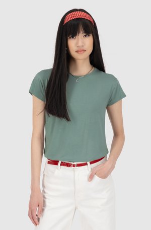 alife & kickin ARI - KURZARM - T-Shirt basic - alpine frost