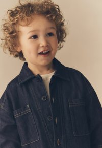 Next HOODED  REGULAR FIT - Džinsa auduma jaka - dark denim rinse